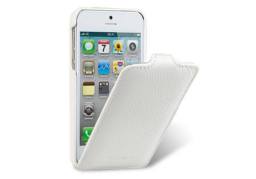 White Leather iPhone 5 Case
