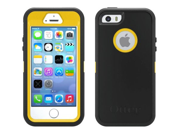 Yellow Black OtterBox Rubber iPhone 5S Case