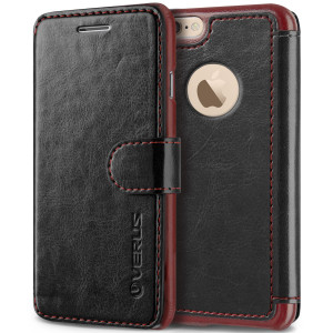 Black Leather iPhone 6 Plus Case