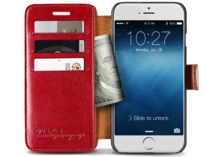 iPhone 6 Plus Wallet Case with Credit Card Slots