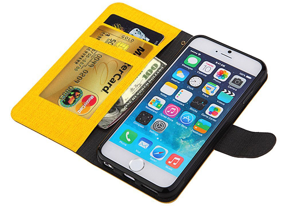 Yellow and Black iPhone 6 Wallet Case