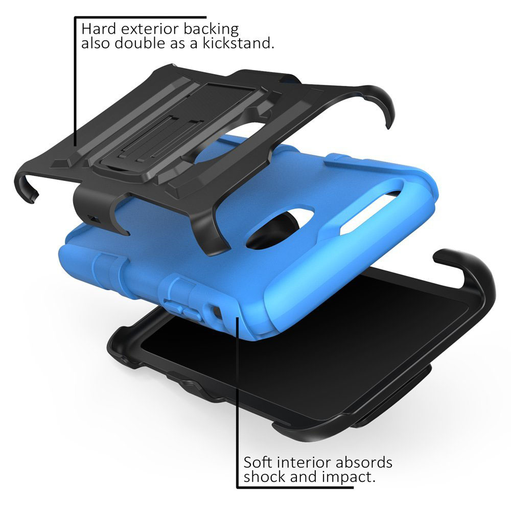 Blue Double Layer iPhone 6S Plus Case
